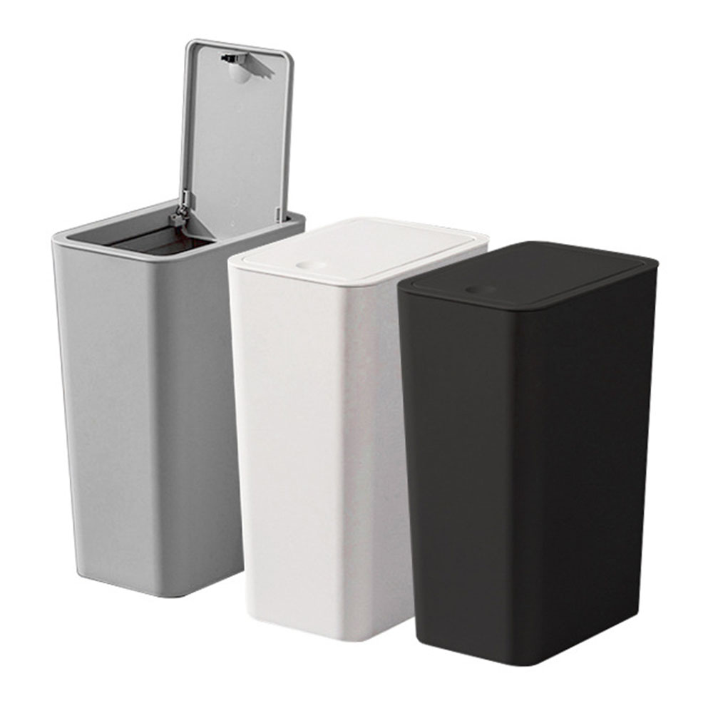 Press-type Trash Can Large Capacity Portable Garbage Bin For Bedroom