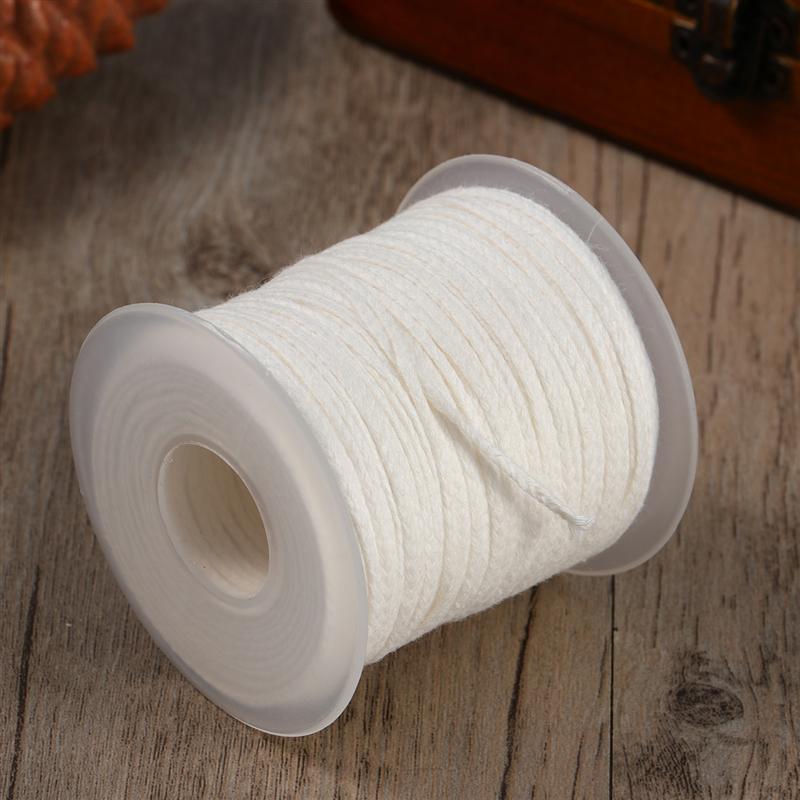 1 Roll 200 Feet Braided Wick Candle Wick Spool Candle Wick Cotton Thread Candle Making For Candle DIY And Candle Making
