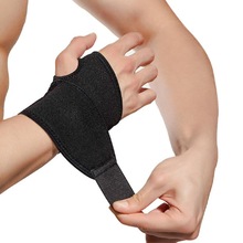 Neopren elastisk bandasje fitness hånd palm brace håndledd støtte håndflate pad