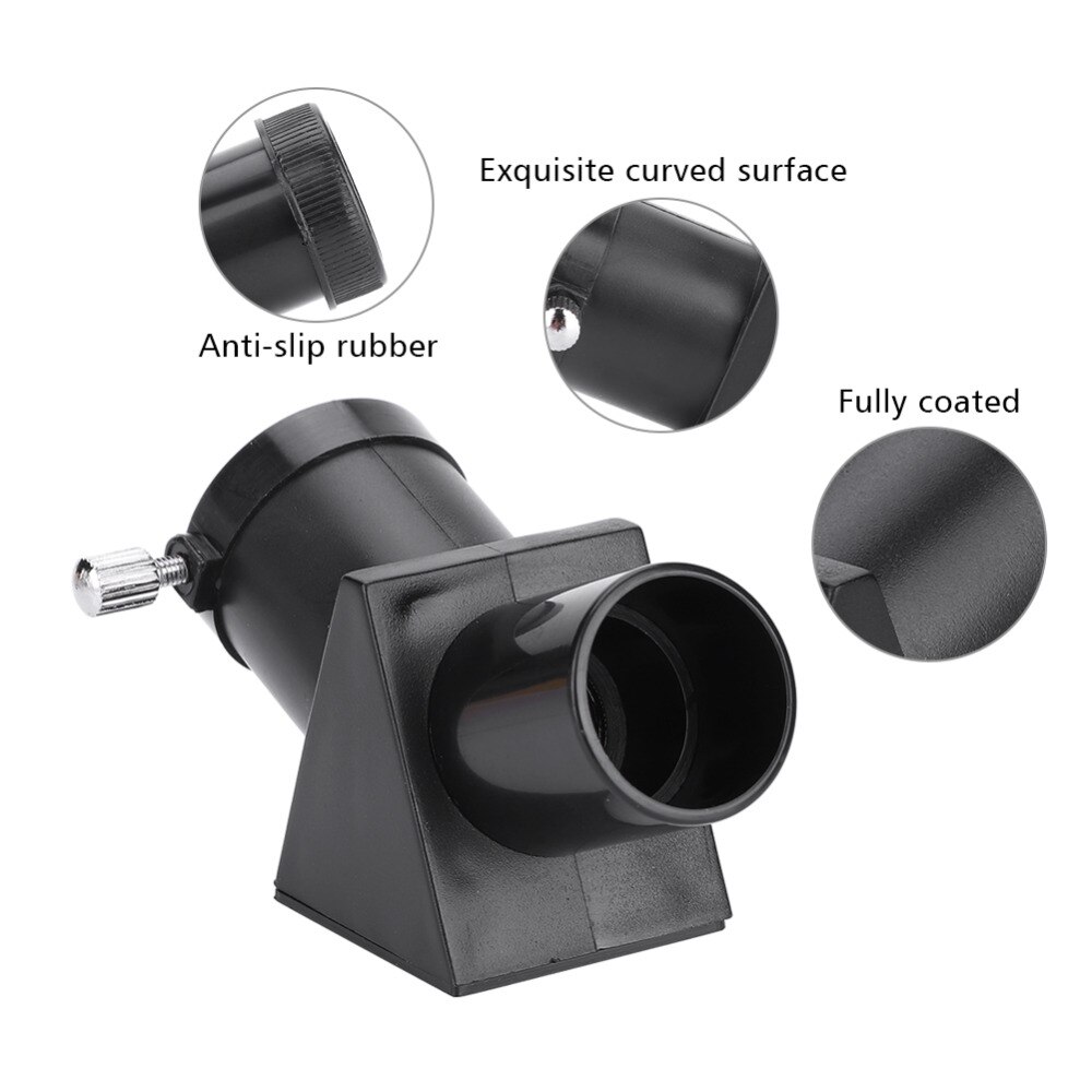 Télescope réfractant, prisme érection, oculaire Diagonal, prisme réfléchissant haute définition, 0.96 ", 45 degrés, 24.3mm