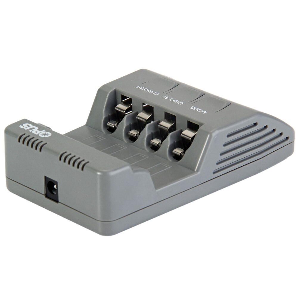 Opus BT-C700 NiCd NiMh LCD Digital Intelligent 4 Slots Battery Charger - EU Plug