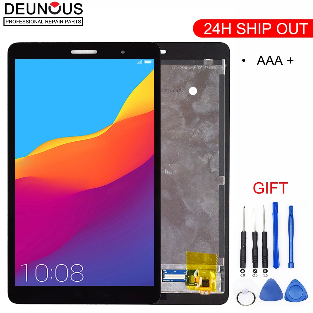 Til huawei honor play meadiapad 2 kob -l09 mediapad  t3 kob -w09 mediapad  t3 8.0 lte 8 "lcd -skærm med touch screen digitizer