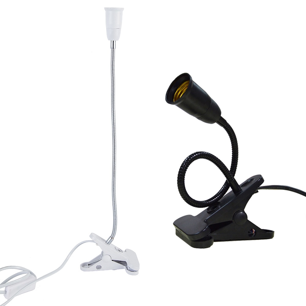 Buigbare Flexibele LED Bureaulamp Opvouwbare led werken lamp met clip Draagbare Lezen LED Tafellampen EU plug