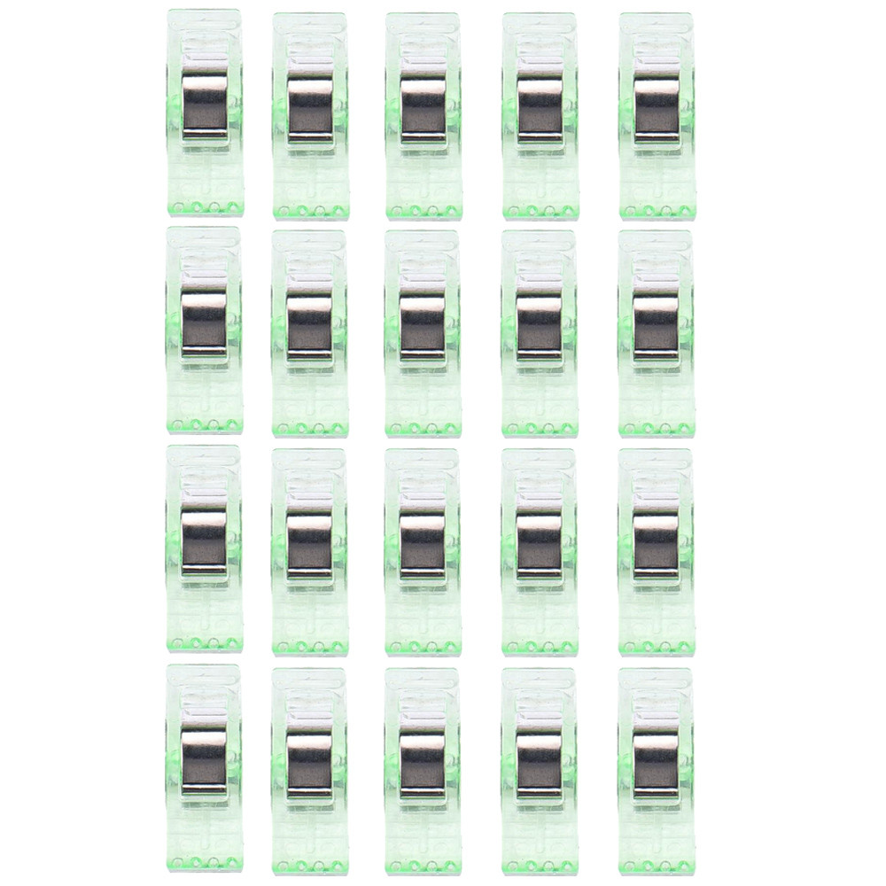 20 piezas pinzas de plástico mezcladas para DIY Patchwork acolchados artesanales de tela cosido broches de punto Home Office Supply1.149 #20