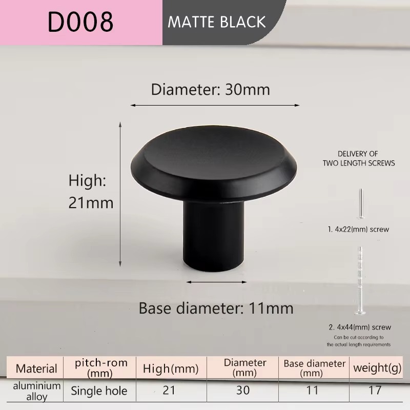 Colourful Round Knobs Drawer Knobs Cabinet Pulls Kitchen Handle Furniture Small Handle For Kids Room Hardware Furniture Hardware: VIOLET/紫罗兰