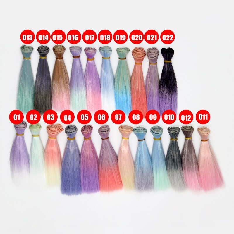 Msiredoll bjd wig Accessories 1piece 15*100CM or 25*100CM doll hair for 1/3 1/4 1/6 straight hair bjd wig diy