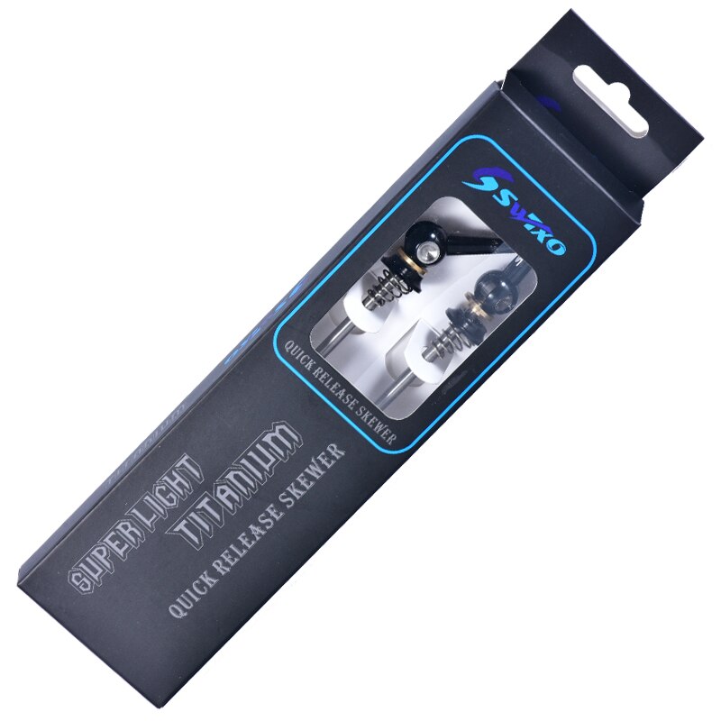 1 Pair Bicycle Bike Wheel Hub Quick Release QR Front Rear Axle Skewer 49g Red Black Titanium alloy Bicycle Skewer SWTXO