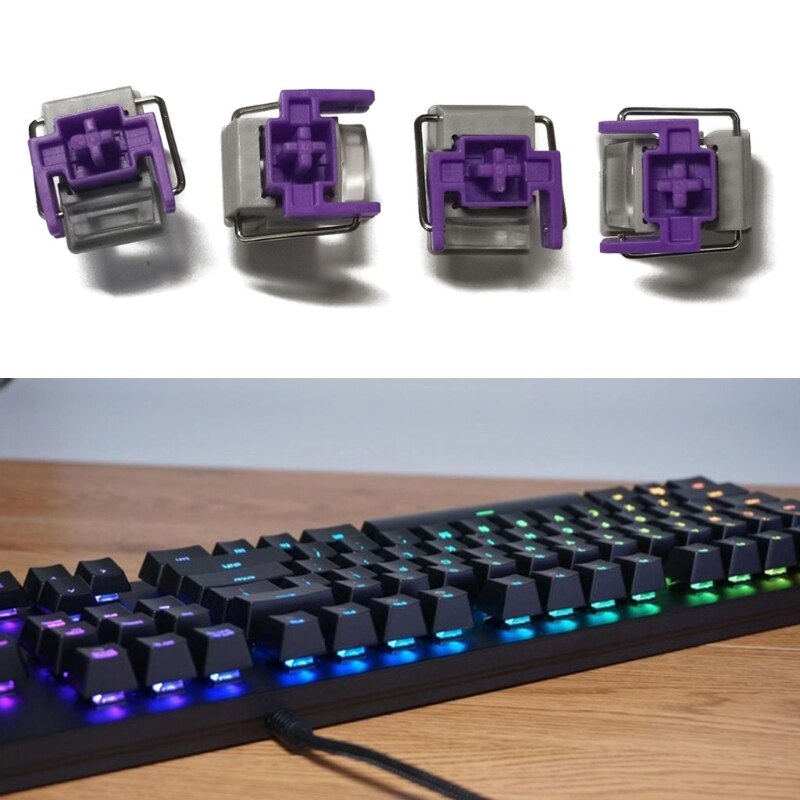 4Pcs Purple Optical Switches Swap Switch for razer Huntsman Elite L41E