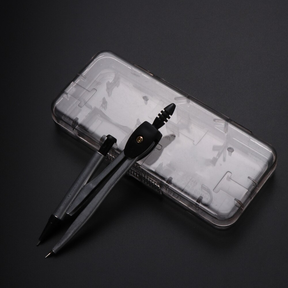 Compasses Set Geometry Drawing Tool with Protractor Divider Ruler Pencil Lead Eraser