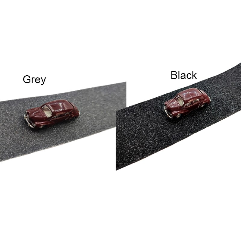 100*10cm Model Interstate Road Models Tape with Back Adhesive Grey Tar Road Railway Landscape Modeling Country Road