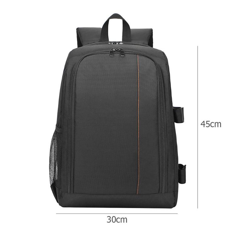 Waterproof Digital DSLR Photo Padded Backpack w/ Rain Cover Laptop 15.6inch Multi-functional Camera Soft Bag Video Case