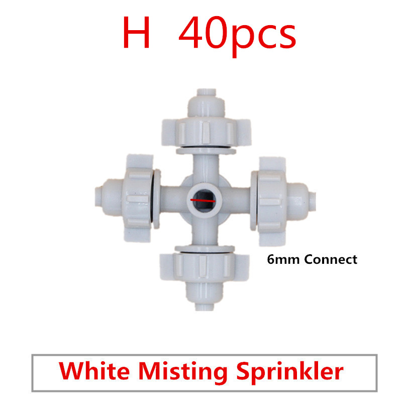 Micro irrigatore capovolto con spruzzatore a 360 gradi di tipo G in ugelli di nebulizzazione per rifrazione in serra per irrigazione a goccia: Blu