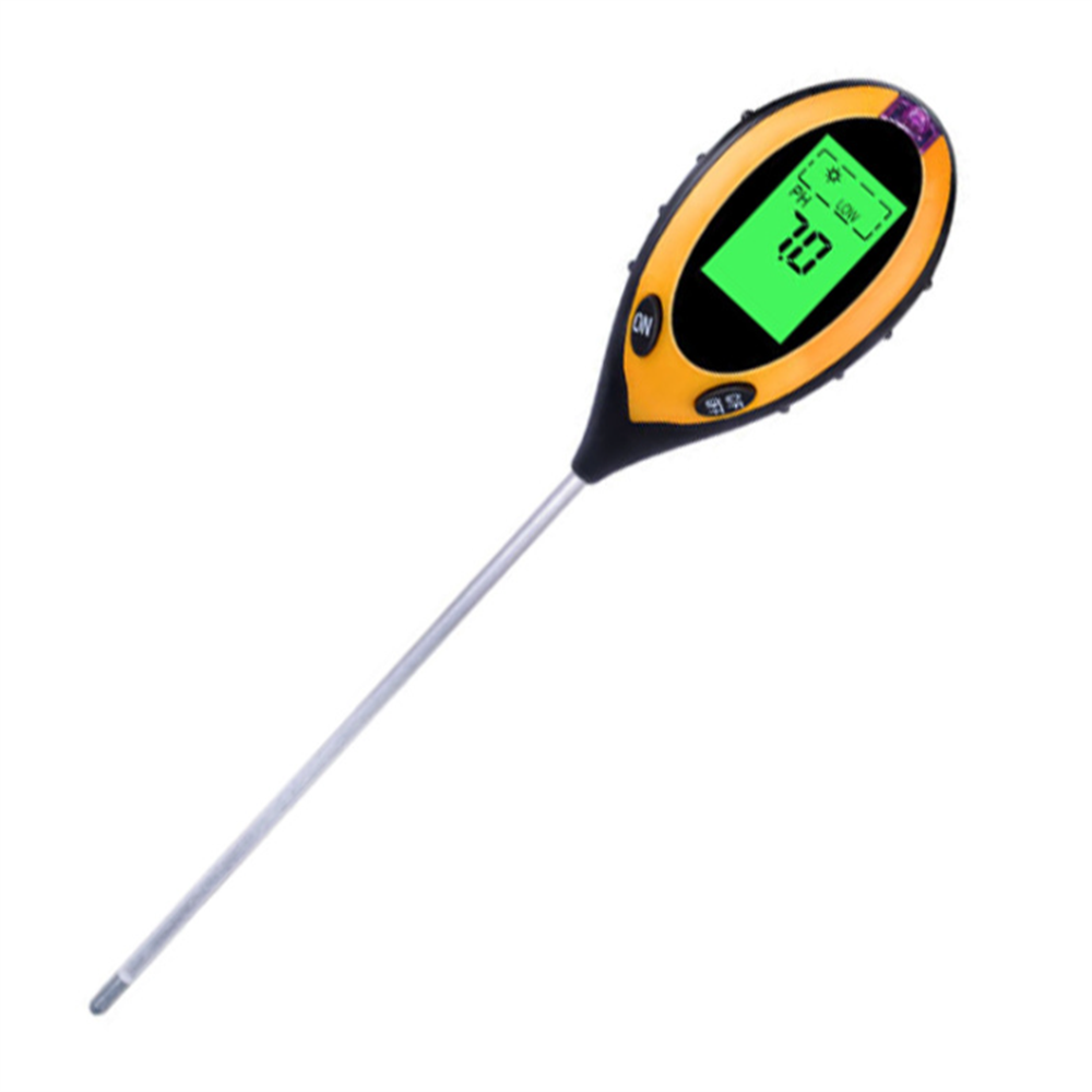 Soil pH Tester, 4 in 1 PH Light Moisture Acidity Tester Soil Tester Moisture Meter Plant Soil Tester Kit for Flowers