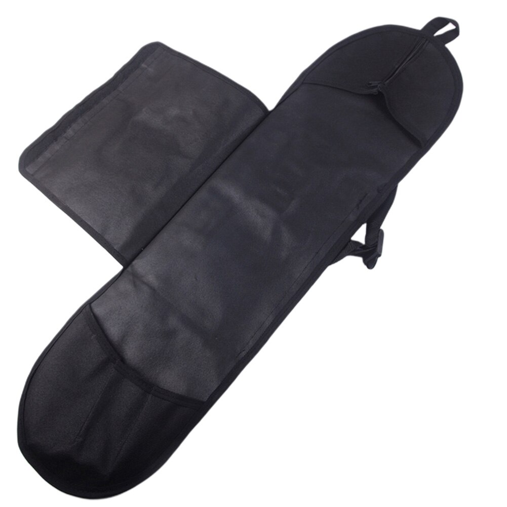 Rygsæk singe skulder solid cover justerbar tykkere skateboard taske bærer longboard rejse udendørs tilbehør