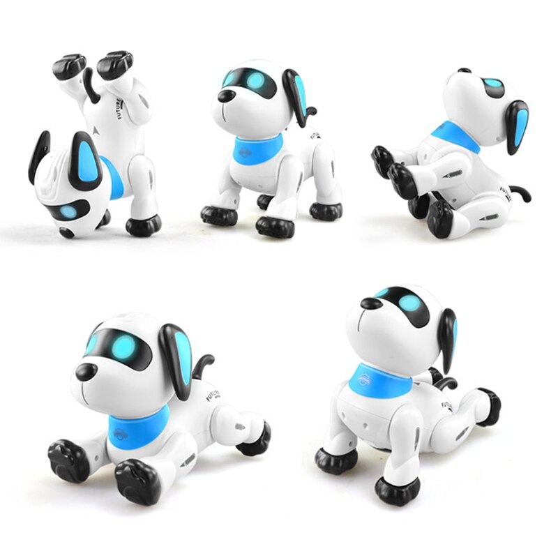 Fernbedienung Hund RC Roboter Kunststück Welpen Stimme Kontrolle Spielzeug Elektronische Haustier Tanzen Programmierbare Roboter mit Klang für