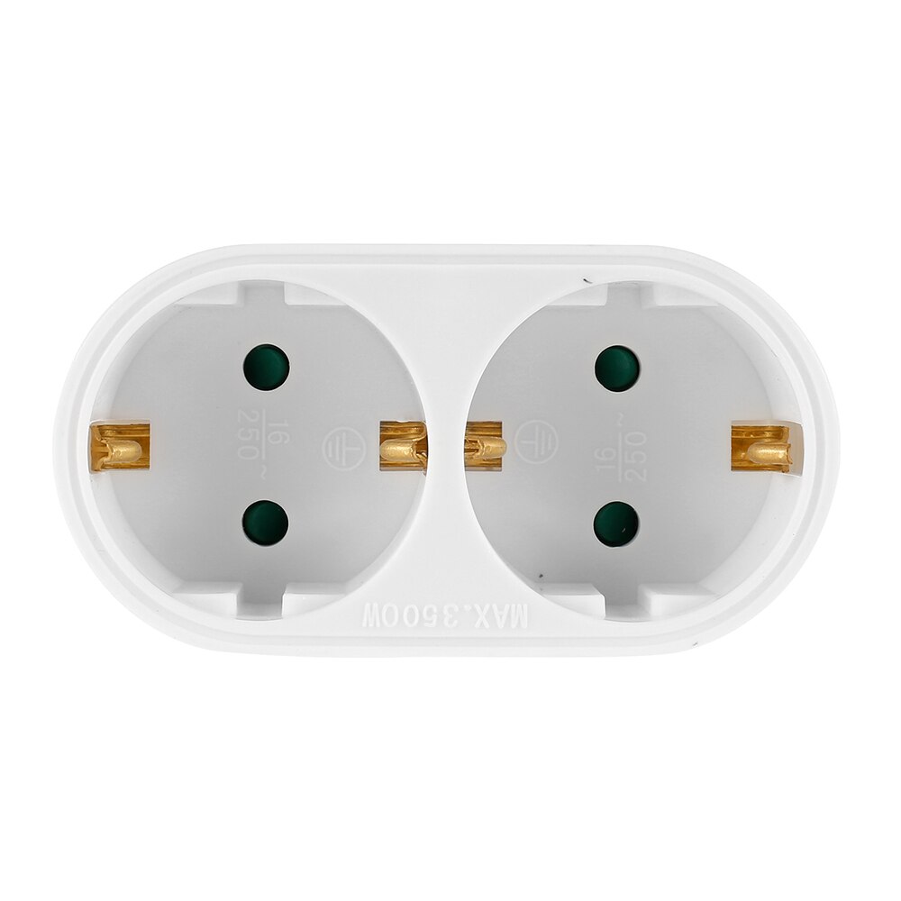 16a 110 ~ 250v europese conversiestekker 1 to 2 /1 to 3- weg stopcontactadapter eu standaard stroomadapter stopcontact reisstekkers: Type 1