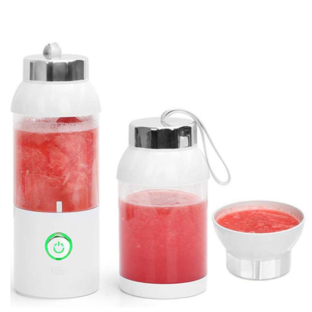 500ML Household Juicer Fruit Shake Mixer Mini Portable Multi-Function USB Charging Juicer Cup Fruit Electric Juice Mixing Cup