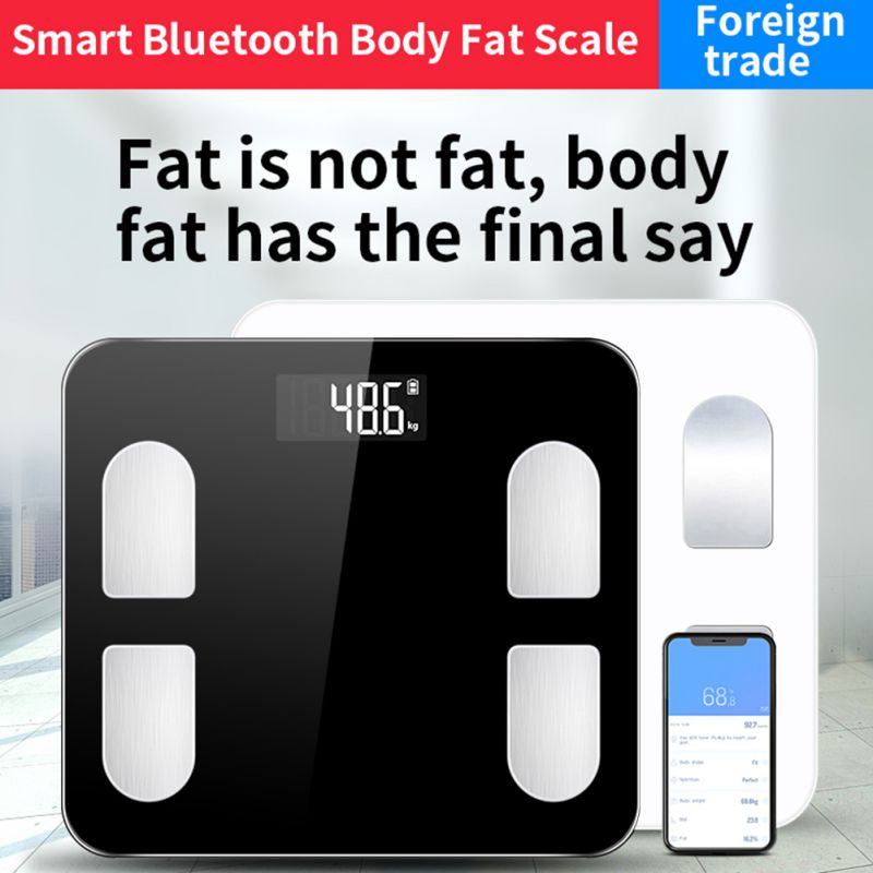 Bluetooth Body Fat Scale Smart Electronic Weighing Scale Household Adult Precision Human Body Weighing Fat Measurement