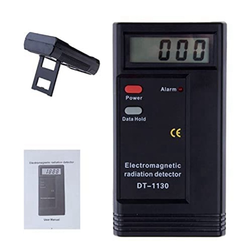 GTBL EMF Meter Hand-Held LED Digital Electromagnetic Field Basic Radiation Detector, EMF Reader Checker, Included Battery