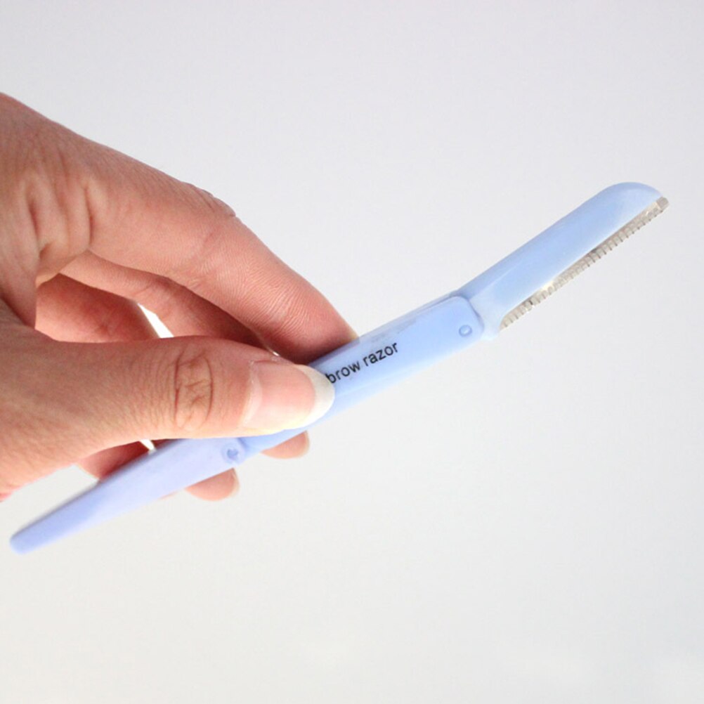 Set of Manual Portable Folding Facial Hair Shaver Trimmer Razor for Girl