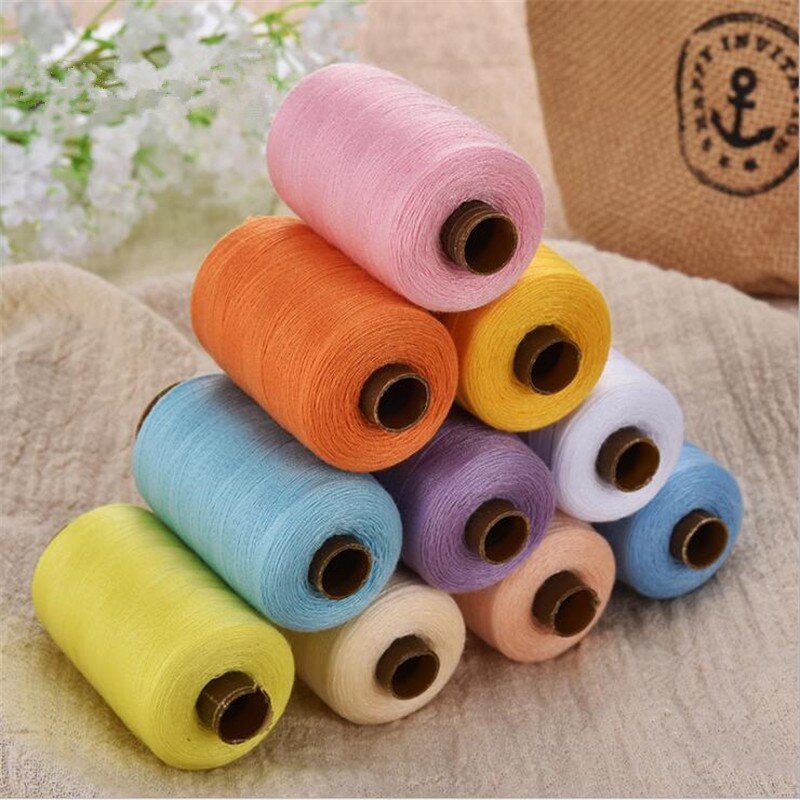 24 diferentes hilo de colores para costura 1000 yardas cada uno como DIY costura Kit de hilos para coser a mano o máquina de coser hilo