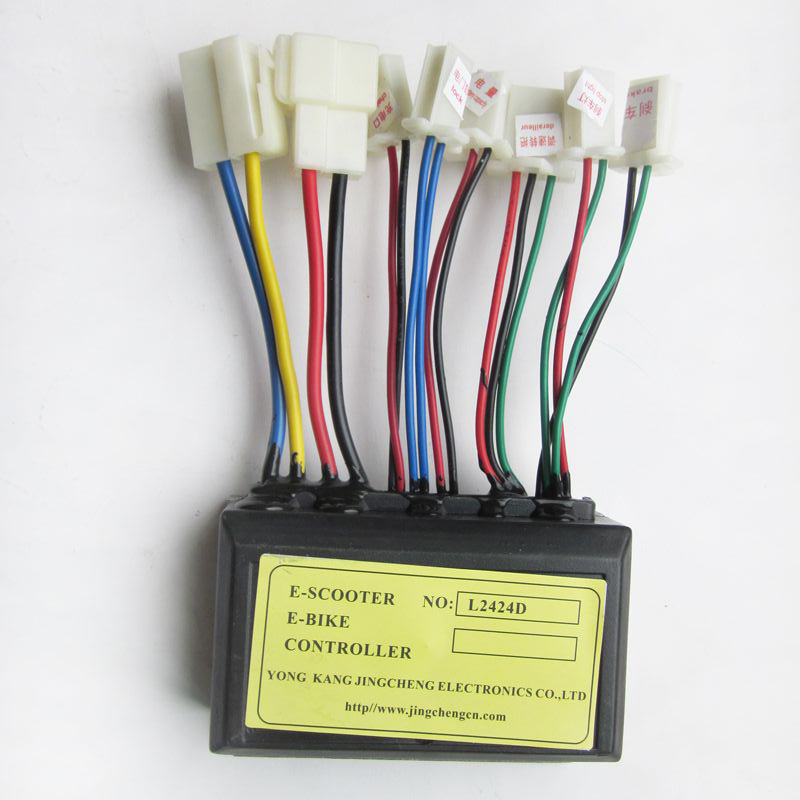 12v 24v 36v 48v 250w 350w 500w 1000w dc elektrisk sykkelmotor børstet kontrollerboks til elektrisk sykkelscooterkontroller  yk31c: 24 v 250w l2424d