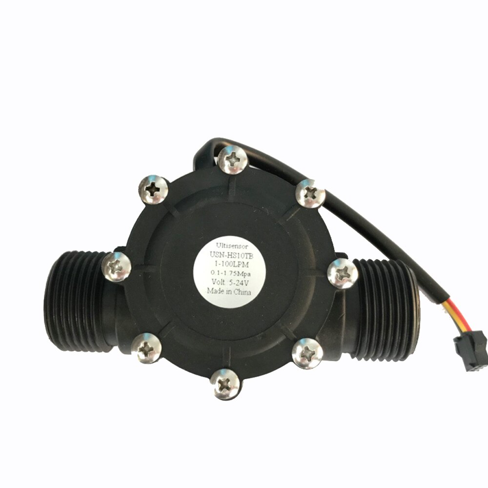 US211MA Water Flow Meter Totalisator Alarmer En PA66 USN-HS10TB Flow Senor Turbine Flowmeter G1 "Bspp Water Opschorten Alarmerend Sys