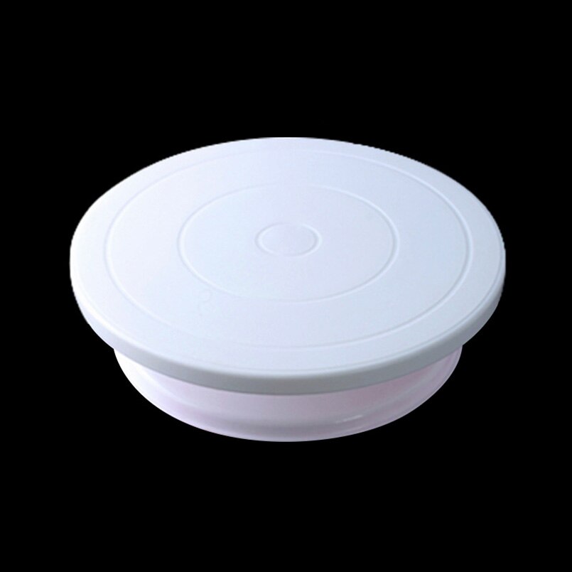 Plastic Cake Turntable Rotating Cake Stand Round DIY Pedestal Swivel Cake Decorating Turntable Useful Baking Pastry Tools