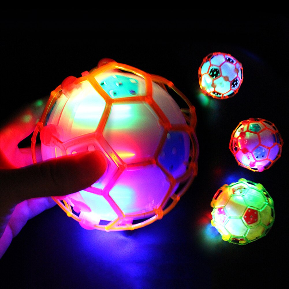 2020 nuovo LED salto Joggle Sound Ball danza musica giocattoli da calcio lampeggiante elettrico che rimbalza calcio per bambini palla