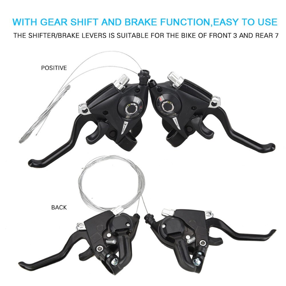 3 x 8 -växlad växelspak höger vänster cykelväxel för shimano acera sl -m310 mountain hybrid cykeldelar