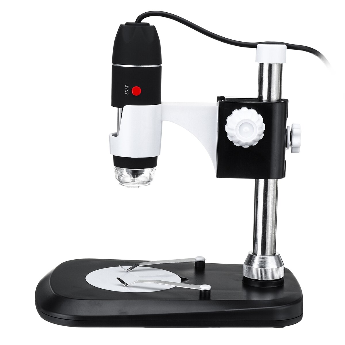 1600X 8 LED Zoom USB Digital Microscope Magnifier Endoscope Camera +Video Stand