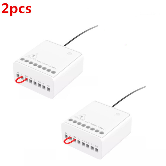 Xiaomi Aqara Relais Zwei-weg Control Modul Drahtlose Relais Controller 2 kanäle Für Smart Home Mihome Und Home Kit control Modul: 2 pcs aqara relay