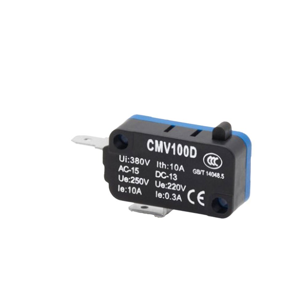 Interruptor de límite pequeño, microinterruptor momentáneo SPDT, 220V, 0.3A, 20 piezas CMV100D