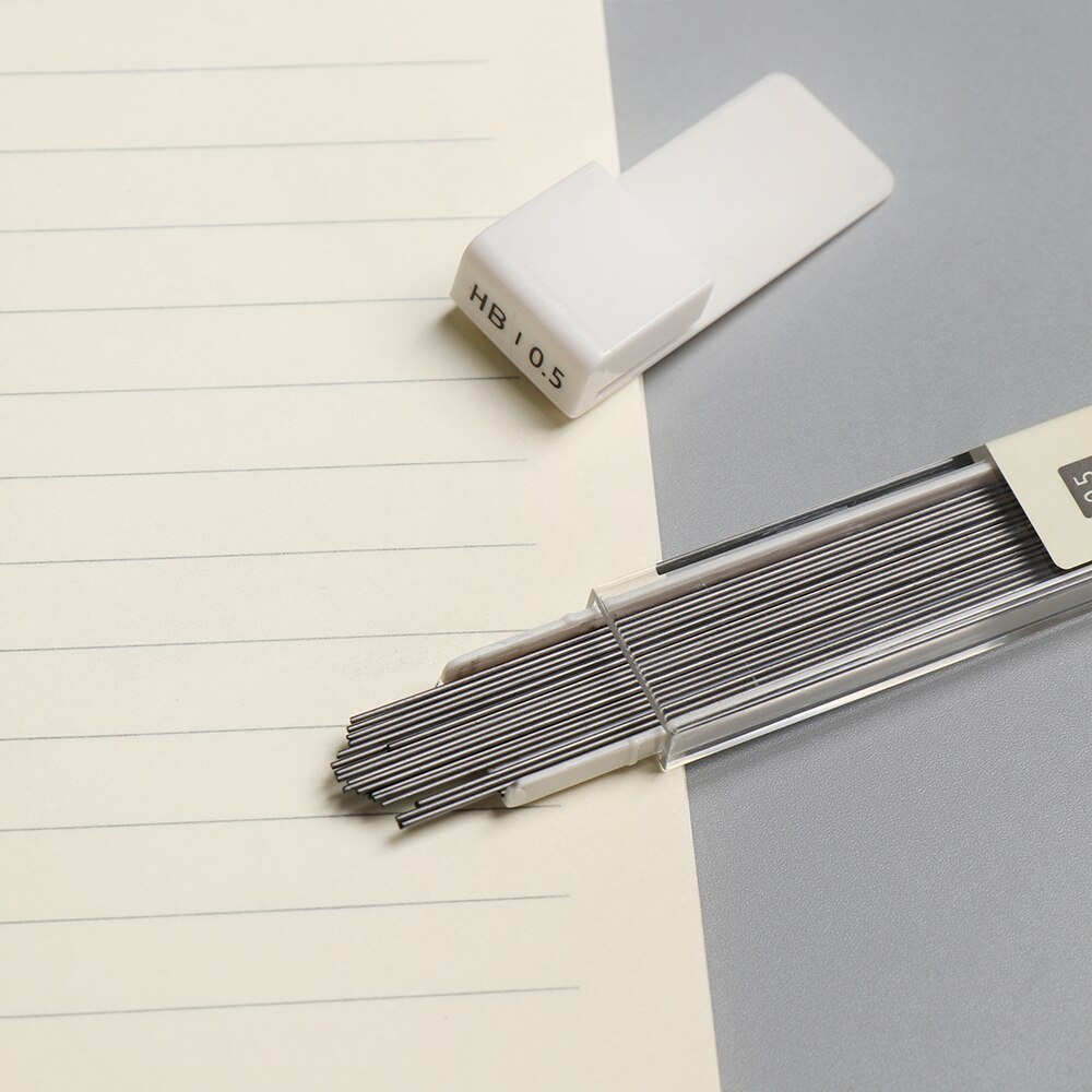 1PC Eenvoudige Vulpotlood Lood 0.5mm HB Potlood Staaf Automatische Potlood Vulling Schrijven Tool School Briefpapier Potlood refill
