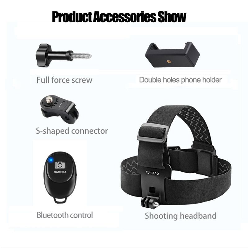 Correa de montaje de cabeza de teléfono GoPro para iPhone, Samsung Galaxy y Note, adaptador universal para todos los teléfonos inteligentes, conecta la correa de pecho con clip