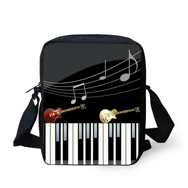 Moda INSTANTARTS pianino klawiatura drukuj kobiety mini Crossbody torby marka projekt kobiet torba torebki podróżne: H7397E