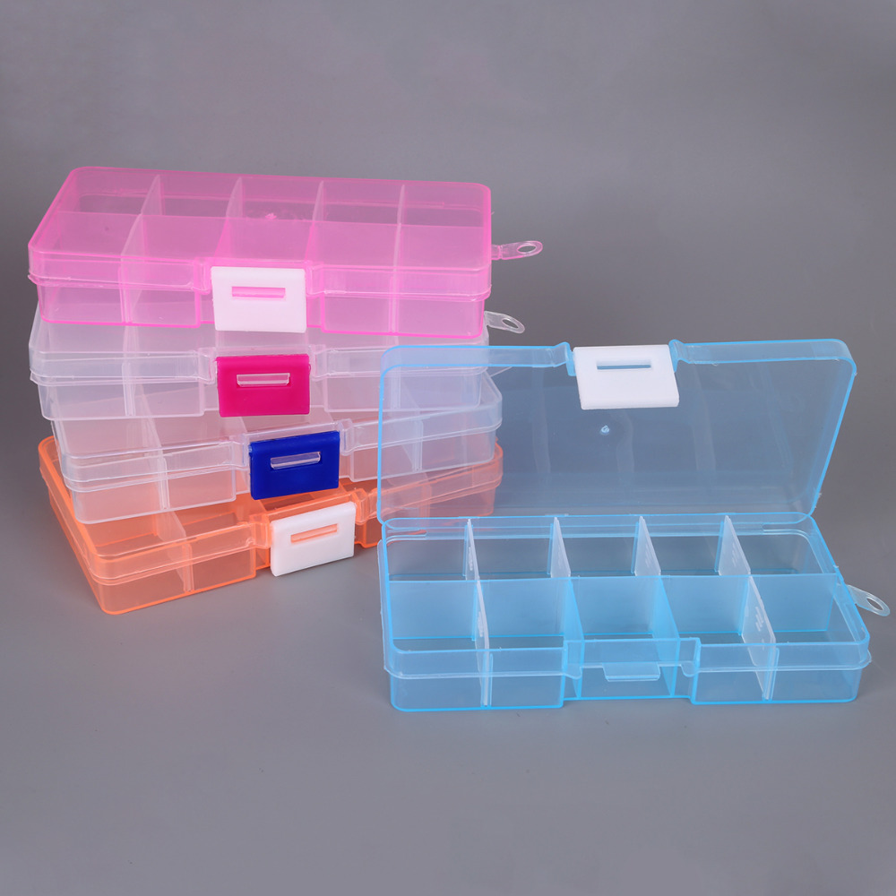 Transparante Plastic Opbergdoos Organizer Stickers Box Desktop Container Washi Tape Stickers Box Art Tool Case Briefpapier
