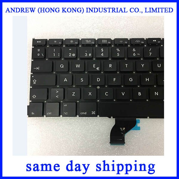 A1502 Keyboard for Macbook Pro Retina 13" A1502 Spanish Spain Sp Keyboard Year
