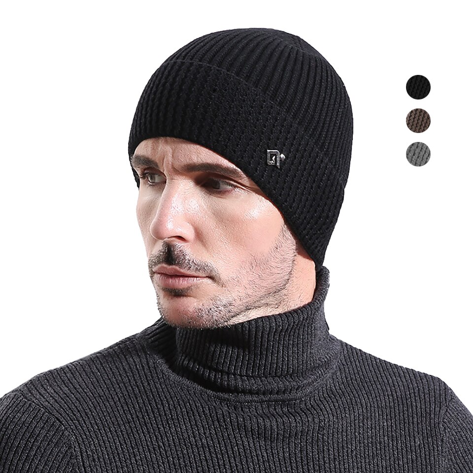 dla obu płci czapki zimowe robione na drutach zagęścić dzianiny wełniane wspinaczka kapelusz kolarstwo na świeżym powietrzu wiatroszczelna cieplej miękkie czapki mężczyźni kobiety czapka z dzianiny