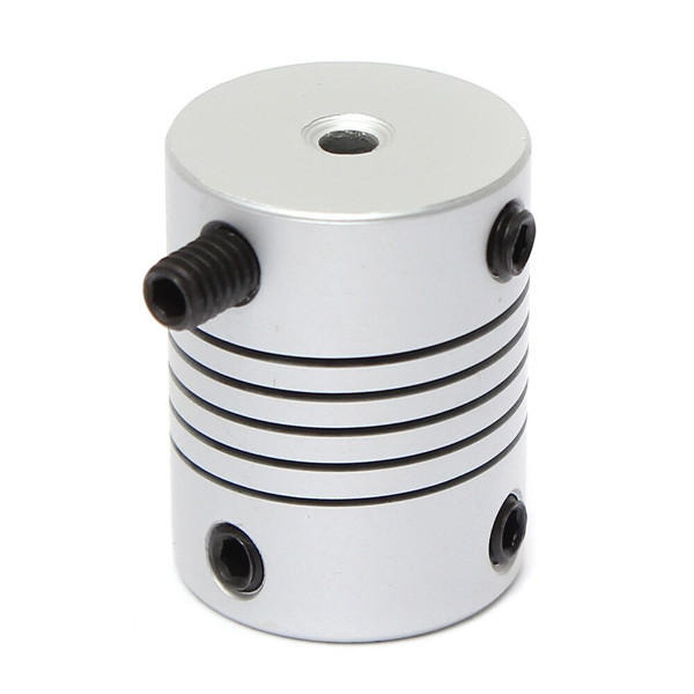 Coupler shaft OD19mm*25mm flexible - accoppiatore 8*6.35 - giunto alluminio CNC