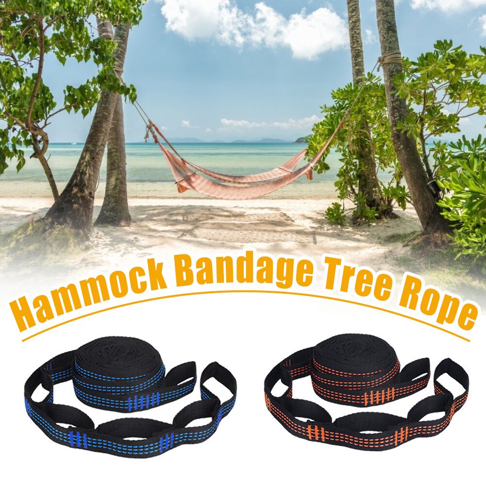 2 Stks/set Hangmat Riem Opknoping Riem Super Sterke Binden Daisy Chain Touw Boom Rope W/Gesp Voor Tent Hangmat 200*2.5Cm