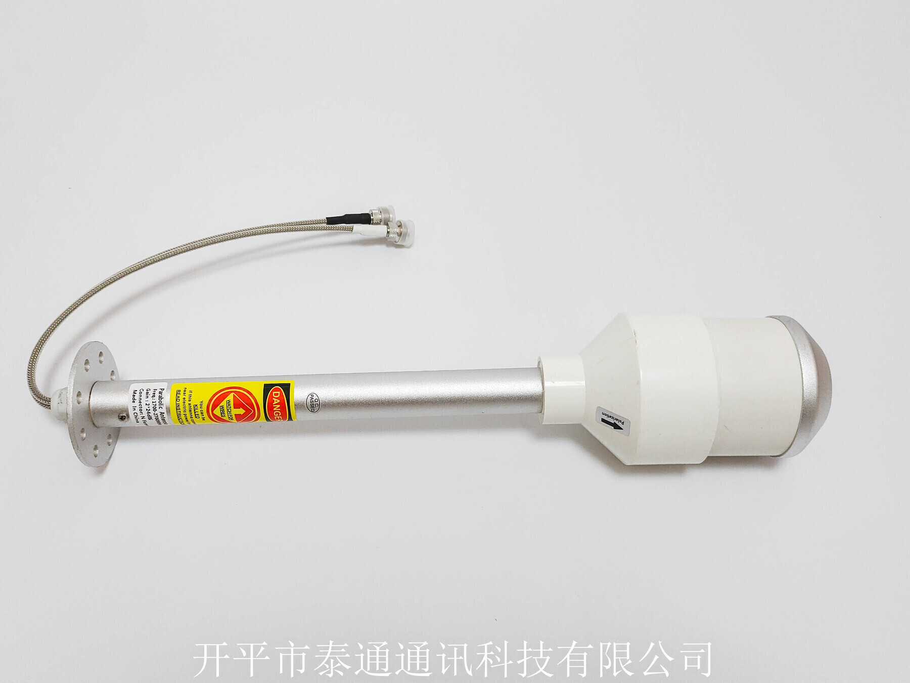 Antena amplificadora de señal Wifi para exteriores, 4g, ganancia de antena 24dbi, Red de polarización dual, antena parabólica: Azul