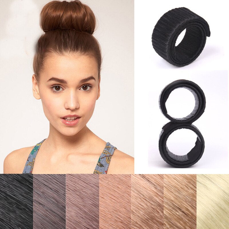 1/2 pçs cabelo torção estilo antigo trança penteado donut cabelo bun maker diy esponja ferramentas de estilo de cabelo para as mulheres acessórios de cabelo