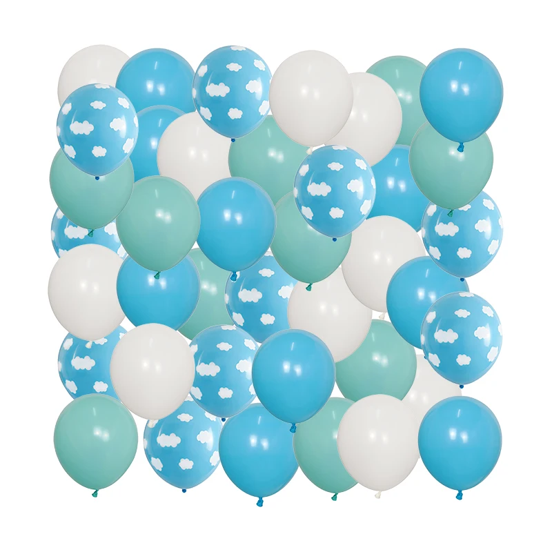 40 Uds mezcla de Globos de látex con pata de perro de 10 pulgadas decoración de temática de animales juguetes clásicos para niños Globos suministro de bolas inflables de aire de helio: Castaño