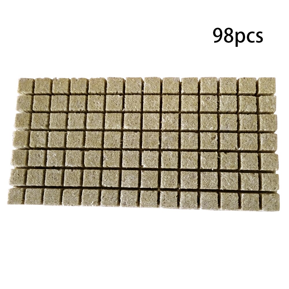 Garden Media Greenhouse Compress Base Rockwool Cubes Mini Soilless Cultivation Blocks Ventilative Multifunction Hydroponic Grow: 1.5inch 98pcs