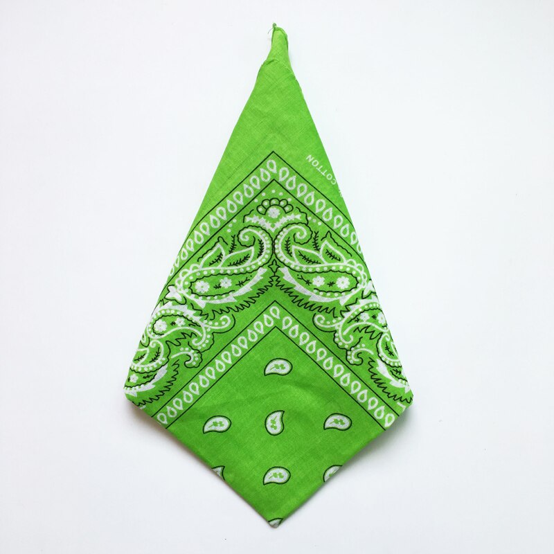 Unisex Katoen Bandana Sjaal Vierkante Bandana 55Cm * 55Cm Hoofddeksels Hip Hop Rock Meisjes Hoofddoek Hoofdbanden Haar accessoires: 6