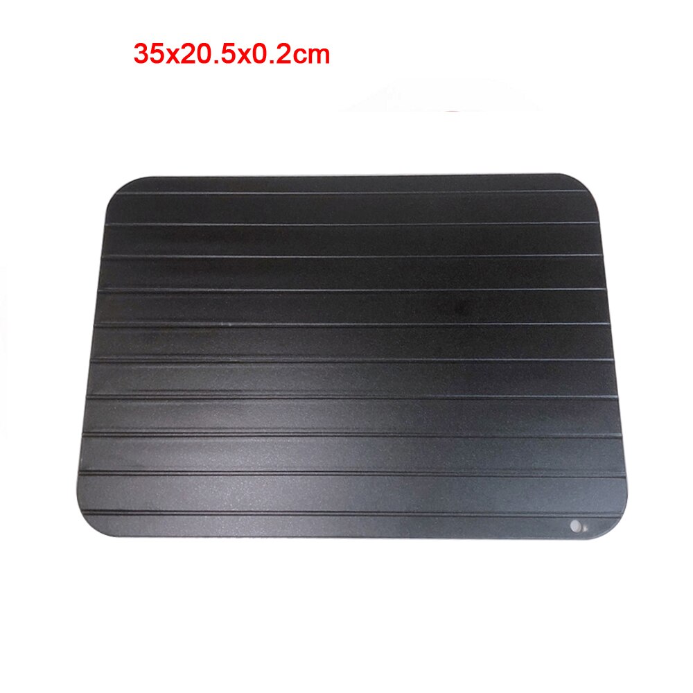 Non Stick Thawing Plate Rapid Defrosting Tray Defrosts Food Quickly Large Board for Defrosting Frozen Food No Chemicals: 35x20.5x0.2cm