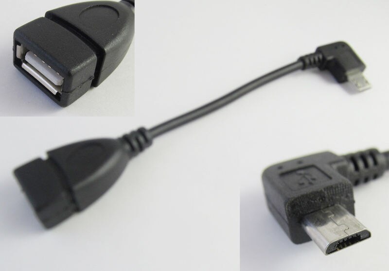 1 st Micro 5 pin USB Man USB 2.0 Vrouwelijke Host OTG Gegevens Adapterkabel F Nexus 7