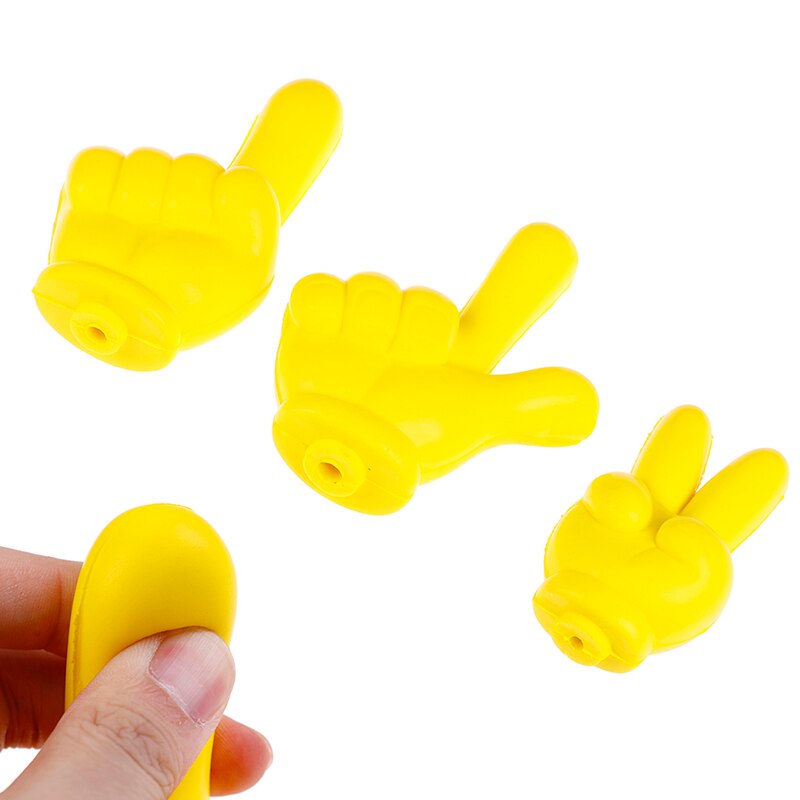 10cm Cute Yellow Finger Car Antenna Topper Eva Decorative Car Topper Balls