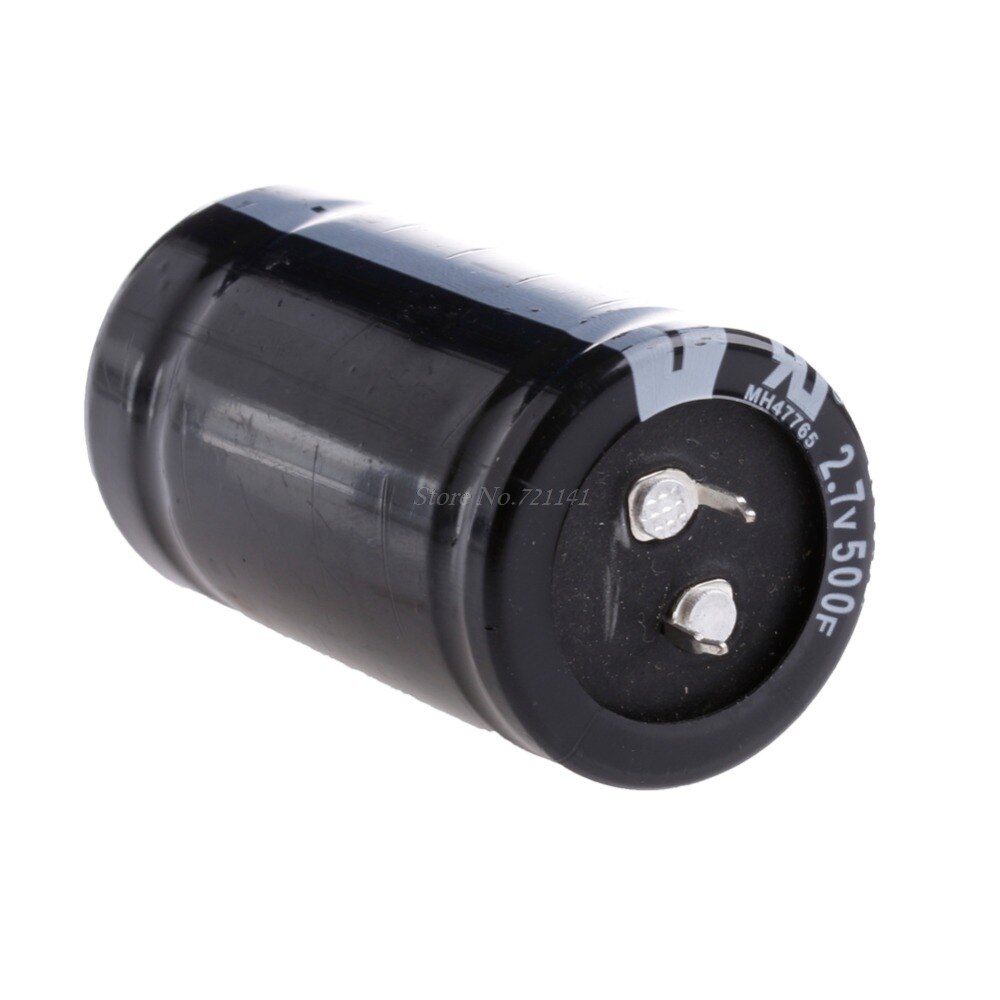 1 condensateur Farad 2.7V 500F 35*60MM Super condensateurs à travers le trou directe à usage général